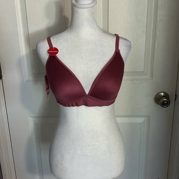 Strm Line Intimates wire free pink bra size 36C NWT - Picture 1 of 3